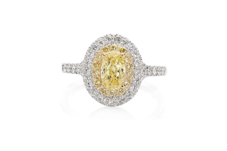 JCOR119A yellow oval halo